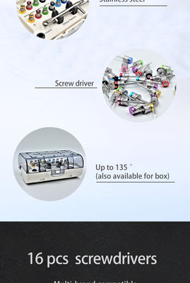 Autoclavable 치과 이식 도구 스크루드라이버 세트 경량