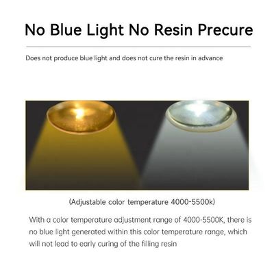 3500-5500K LED 치과 의자 빛 이동할 수 있는 그림자 없는 8개의 전구
