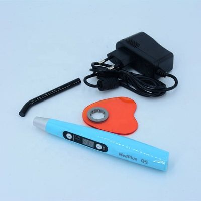 휴대용 DC 5V 1A 치과 치료 빛 다색 파장 385-515nm