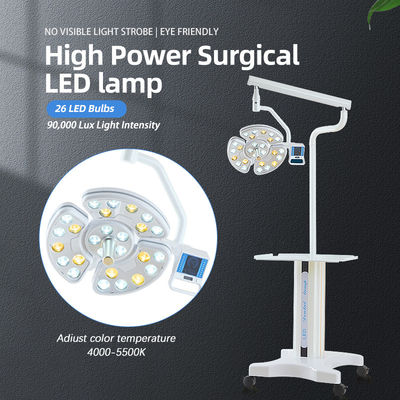 플로어 스탠딩 유형 임플란트 작전 외과적 LED 라이트 4000-5500K 색 온도