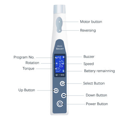 LED 라이트와 엔도 모터에 보답하는 치아 치료 endodontic 처리