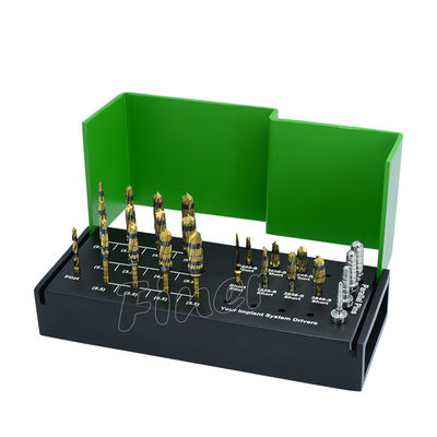 20pcs SS 임플란트 뚫기 도구 알베올로어 뼈 확장 뚫기 뼈 닦기 붓 키트