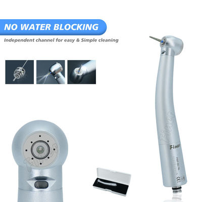 버튼을 누르면 치과 터빈 핸드피스 광섬유 원자 고속 350000rpm