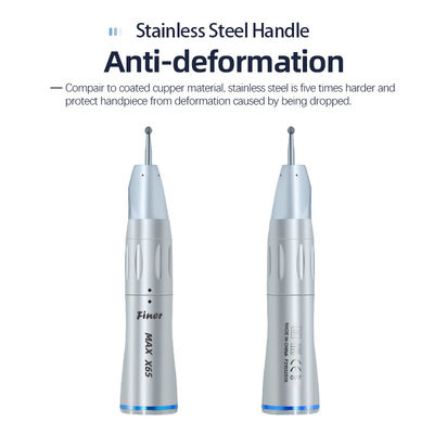 2.35mm Bur 치과 마이크로 핸드피스 1/1 내부 물 스프레이 외과 직선 핸드피스